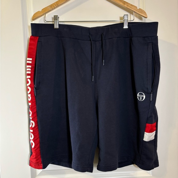 sergio tacchini red white and blue shorts - Picture 2 of 10